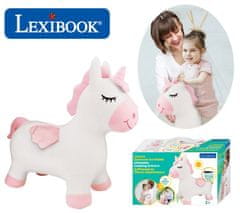 Alltoys Lexibook napihljiv plišasti skakalni samorog