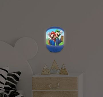 Alltoys Lexibook namizna in stenska LED lučka Super Mario