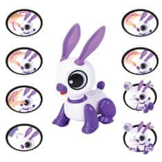 Alltoys Lexibook mini interaktivni robotski zajček z lučmi in zvoki