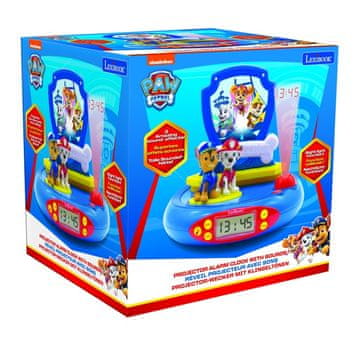 Alltoys Lexibook 3D budilka Tačke na patrulji s projekcijo časa