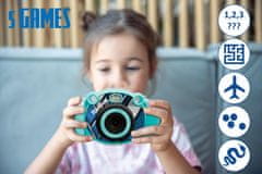 Alltoys Lexibook otroški HD fotoaparat in videokamera s 32 GB SD-kartico