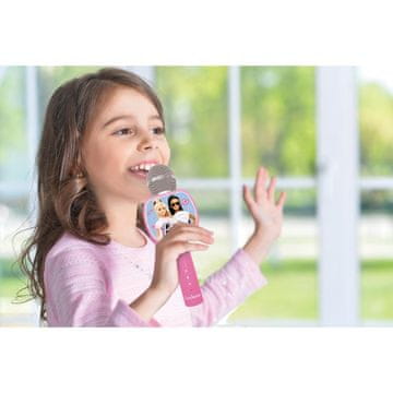 Alltoys Lexibook Barbie brezžični karaoke mikrofon z držalom za telefon