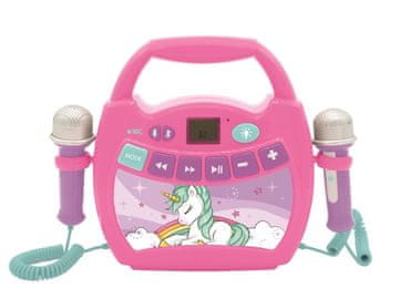 Alltoys Lexibook digitalni karaoke zvočnik Samorog z 2 mikrofonoma