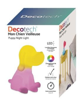 Alltoys Lexibook dizajnerska 3D LED nočna lučka, pes, 20 cm