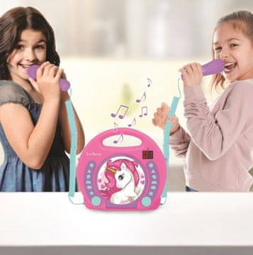 Alltoys Lexibook CD-predvajalnik Samorog z 2 mikrofonoma