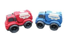 Alltoys Lexibook 2 avtomobila: policijski in gasilski, bioplastika, 10 cm