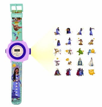 Alltoys Digitalna projekcijska ura Lexibook Disney Wish z 20 slikami