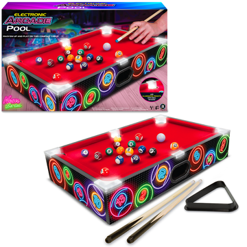 Sparkys Elektronski namizni biljard Neon, 51 cm, z LED osvetlitvijo