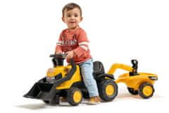 Alltoys Otroški poganjalec JCB s prikolico ter sprednjo in zadnjo žlico