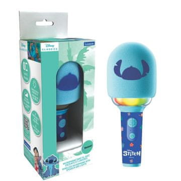 Alltoys Lexibook svetleči brezžični karaoke mikrofon Stitch