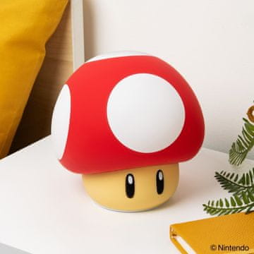 Epee Super Mario SquishyGlo svetilka v obliki gobe