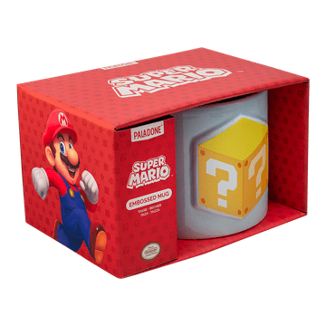 Epee Super Mario keramična skodelica z reliefnim motivom