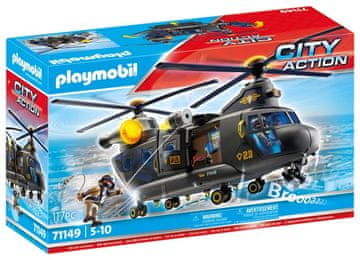 Playmobil Reševalni helikopter posebne enote