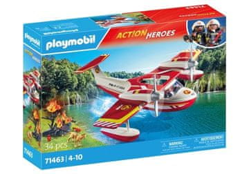 Playmobil Gasilsko letalo s funkcijo gašenja