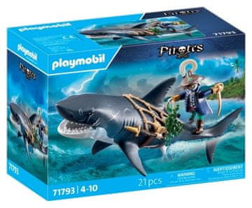 Playmobil Pirata z velikanskim morskim psom