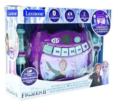 Alltoys Lexibook karaoke zvočnik Frozen z dvema mikrofonoma