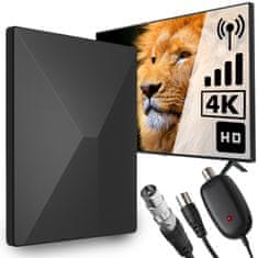 ANTÉNA RTO ER1234 Notranja/zunanjna TV antena z ojačevalcem HD/4K