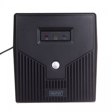 slomart Digitus UPS Line-Interactive 1000VA/600W, AVR, 4xSCHUKO, USB, RS232, RJ45