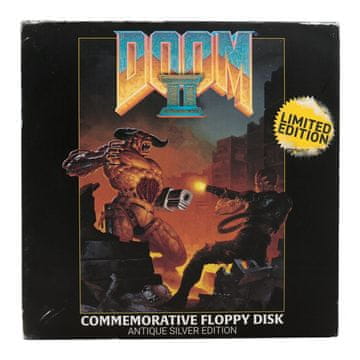 FANATIK Doom II – kovinska replika 3,5-palčne diskete