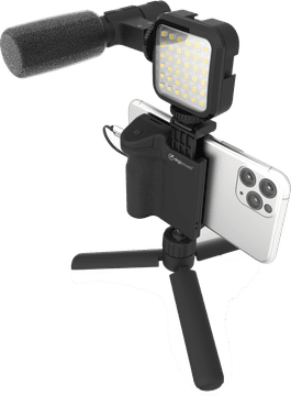 Digipower Follow Me Vlogging Kit komplet za vloganje s mikrofonom, LED lučjo in stojalom - DPS-VLG4
