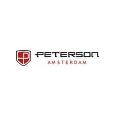 Peterson Peterson RAZŠIRJENA, črna usnjena moška denarnica, varna RFID, v kovinski darilni škatli