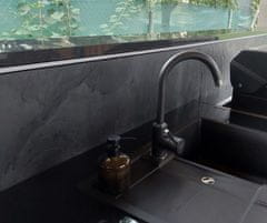 ALFISTYLE Velkoformátová kamenná dýha, Kund Black, 122x61 cm, ED003, kus