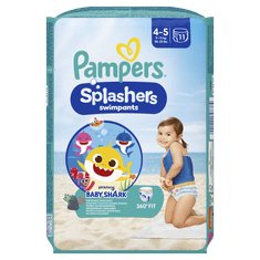 Pampers hlačne plenice za v vodo Splashers 4-5 (9-15 kg) 11 kosov