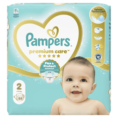 Pampers Premium Care plenice, velikost 2 (4-8 kg), 88 plenic