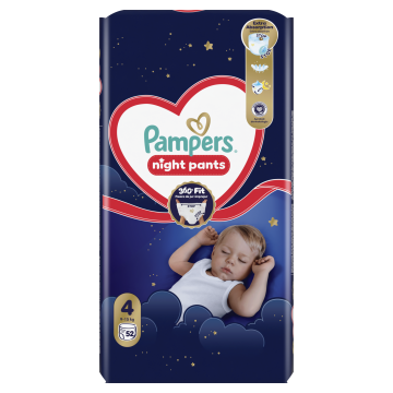 Pampers Night Pants hlačne plenice, velikost 4, 9-15 kg, 52/1
