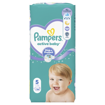 Pampers Active baby plenice, velikost 5, 11-16 kg, 54/1