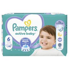 Pampers Active baby plenice, velikost 6, 13-18 kg, 48/1