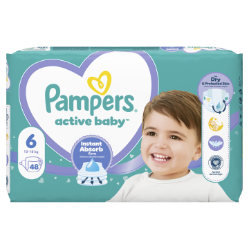 Pampers Active baby plenice, velikost 6, 13-18 kg, 48/1