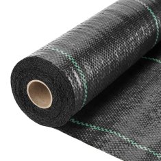 Inlea agrotekstil, tkana tekstilija 70 G/m² PP rola 1,1 × 100 m - črna