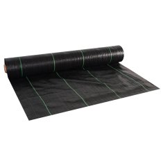 Inlea agrotekstil, tkana tekstilija 70 G/m² PP rola 1,6 × 50 m - črna