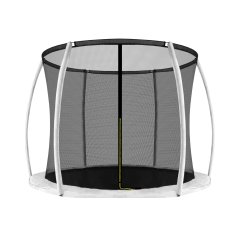 Inlea notranja zaščitna mreža za trampolin ULTIMATE jump, skupni premer 180 cm, za 6 stebrov - črna