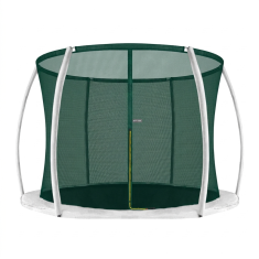 Inlea notranja varnostna mreža za trampolin ULTIMATE jump, skupni premer 250 cm, za 6 stebrov višina 165 cm - temno zelena