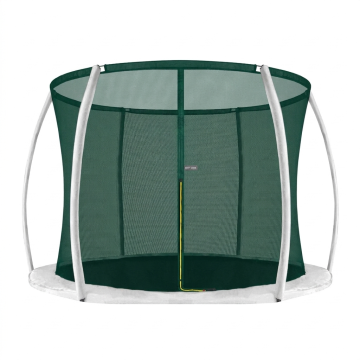 Inlea notranja varnostna mreža za trampolin ULTIMATE jump, skupni premer 250 cm, za 6 stebrov višina 165 cm - temno zelena