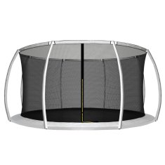 Inlea notranja varnostna mreža za trampolin ULTIMATE jump, skupni premer 500 cm, za 12 stebrov - črna