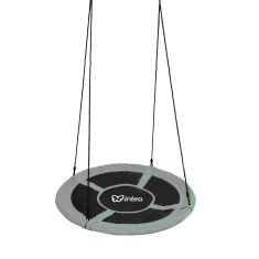 Inlea viseči gugalni obroč 90 cm - sivi