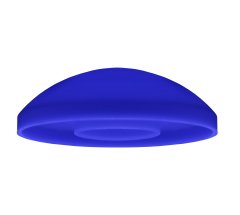 Inlea Univerzalni pokrovček za trampolin z zunanjo zaščitno mrežo - modra (8 kosov)