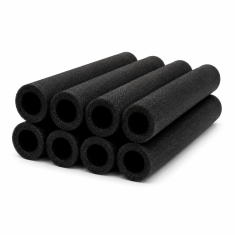 Inlea Penasta zaščita za palice 100 cm, 8 kosov - črna