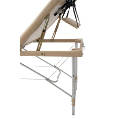Inlea zložljiva masažna miza relax pro, tridelna z aluminijastimi nogami IN16-0013 BEIGE