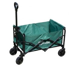 Inlea zložljiv transportni voziček TRAX LITE s 5-palčnimi kolesi - zelen