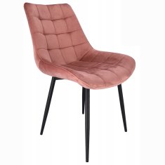 Inlea jedilniški stol 4 kosi ARDEN - rose gold