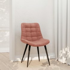 Inlea jedilniški stol 4 kosi ARDEN - rose gold