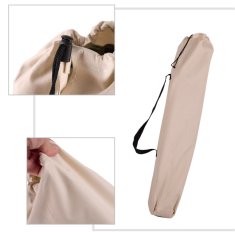 Inlea zložljiv kamping ležalnik aluminijast AluLounge - khaki