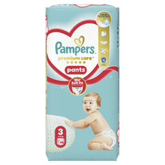 Pampers hlačne plenice Premium Care Pants 3 (6-11 kg) Midi 48 kosov