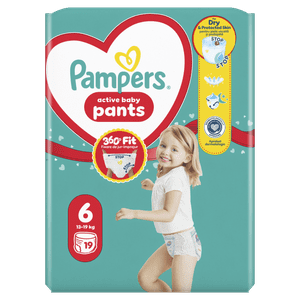 Pampers Pants hlačne plenice, Velikost 6, 15+ kg, 19 kosov 