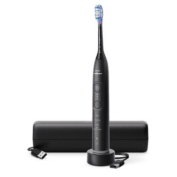 shumee PHIL Sonicare 7100 HX7421/01 – sonična zobna ščetka s 4 načini, senzorjem pritiska, do 21 dni baterije, USB‑A potovalni etui