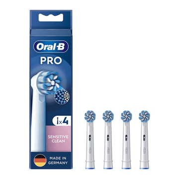 shumee PRO Sensitive Clean nastavki za nežno čiščenje 4 kos, 860809 bele